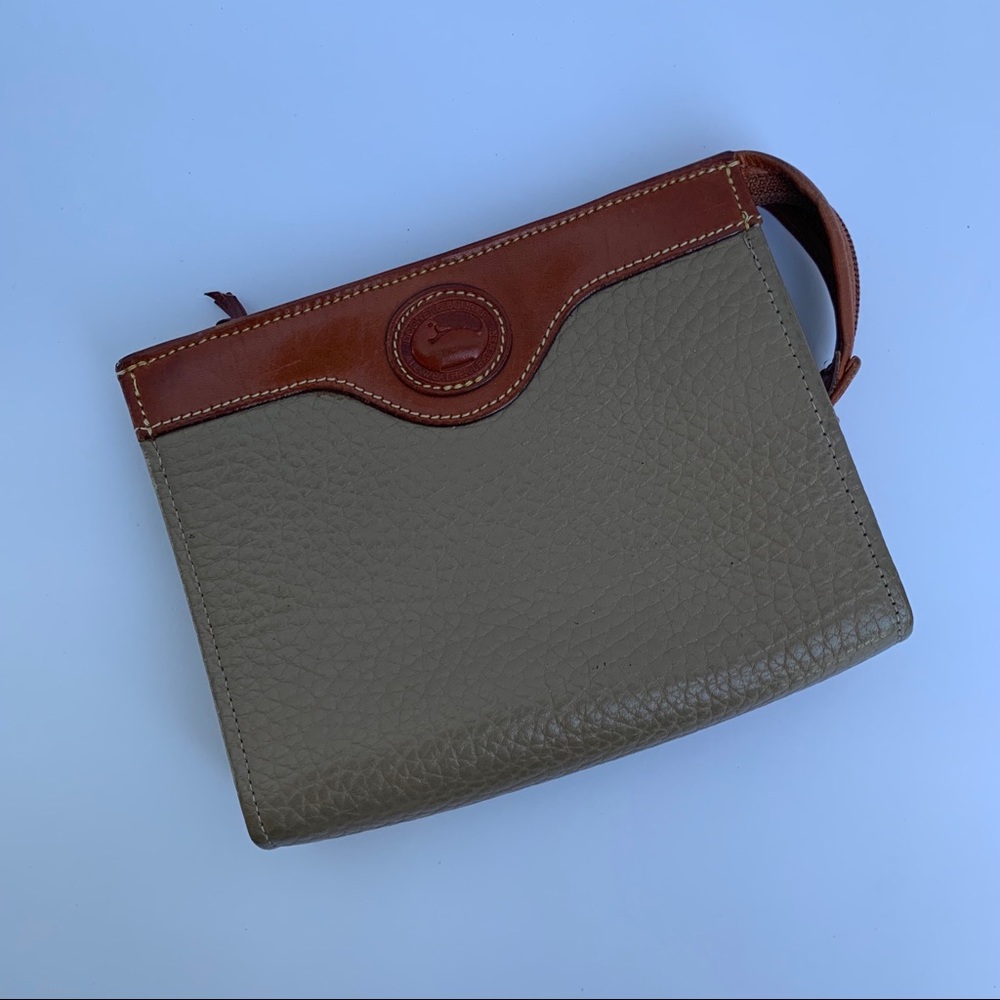 Vintage Dooney & Bourke AWL Cosmetic Zip Pouch